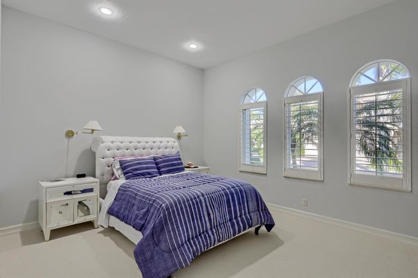 Bedroom, Interior, Recessed Lighting