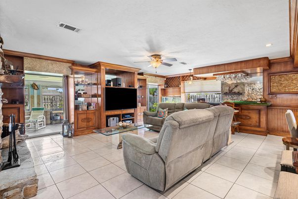 Interior, Living room, Recessed Lighting