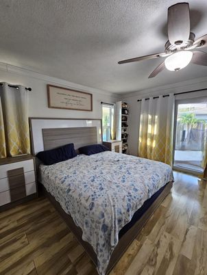 Bedroom, Interior, Wood Texture Flooring