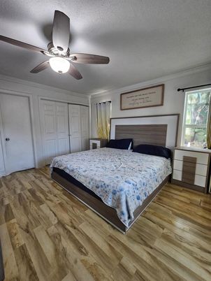 Bedroom, Interior, Wood Texture Flooring