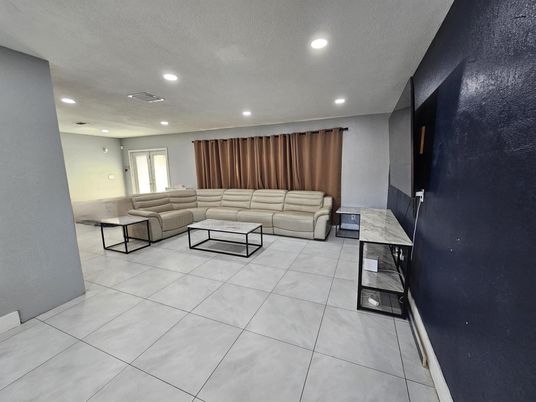 Interior, Living room, Recessed Lighting