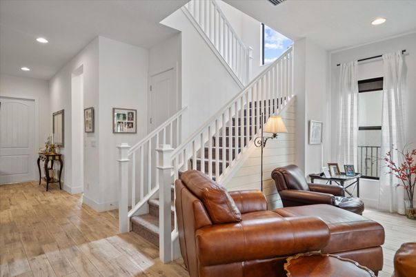 Interior, Recessed Lighting, Wood Texture Flooring
