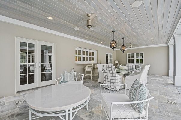 Chandelier, Dining room, Exterior, Interior, Recessed Lighting