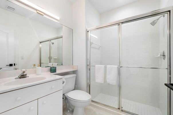 Bathroom, Glass Shower, Interior