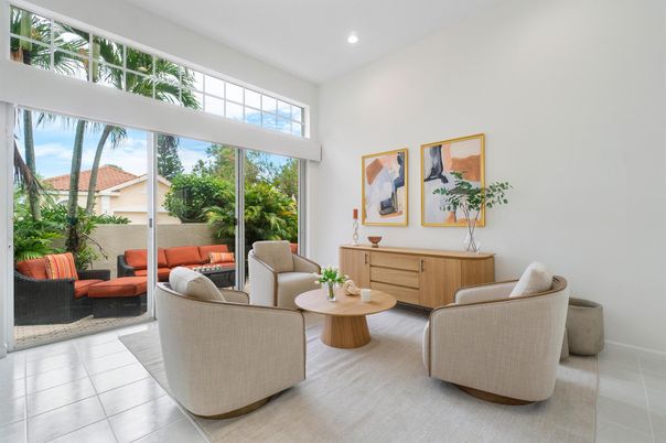 Interior, Living room, Recessed Lighting