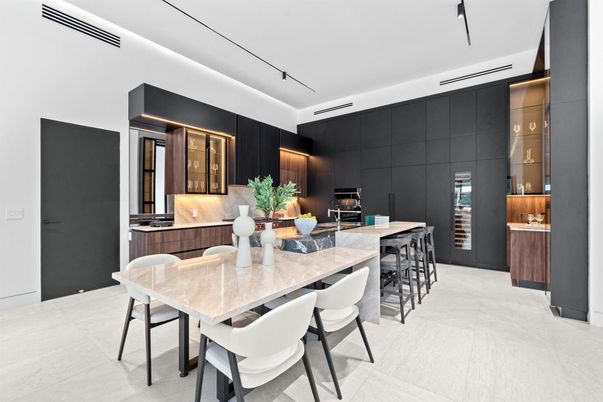 Dining room, Interior, Kitchen