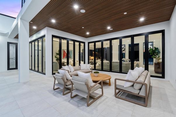 Interior, Living room, Recessed Lighting