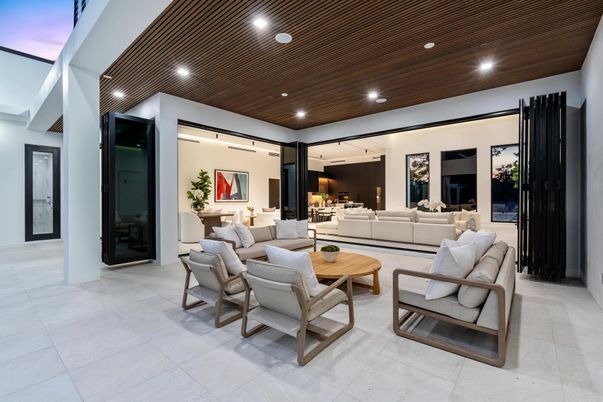 Interior, Living room, Recessed Lighting