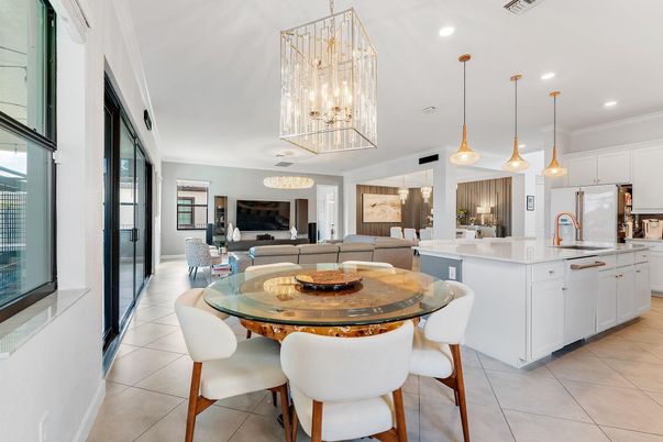 Chandelier, Dining room, Interior, Kitchen, Living room, Pendant Lights, Recessed Lighting