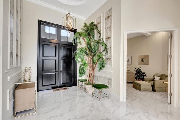 Interior, Marble, Pendant Lights