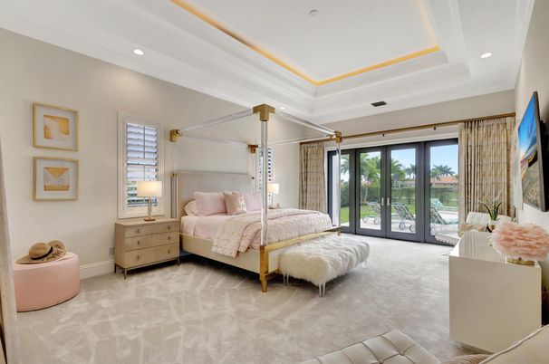 Bedroom, Interior, Recessed Lighting