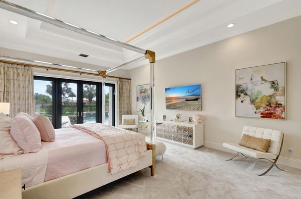 Bedroom, Interior, Recessed Lighting