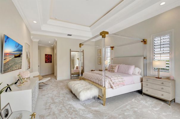 Bedroom, Interior, Recessed Lighting