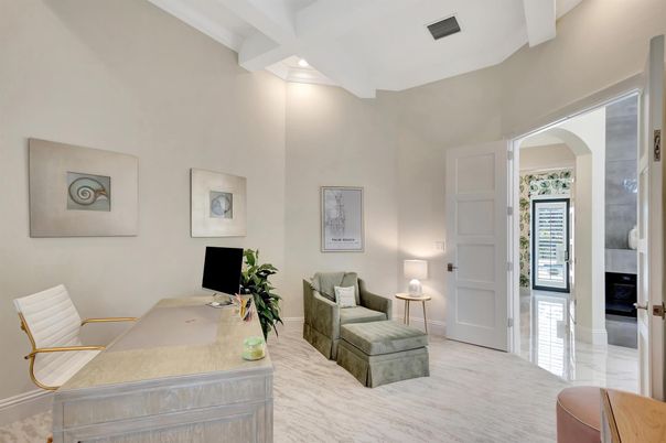 Home Office, Interior, Recessed Lighting