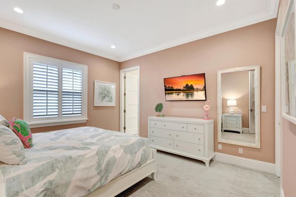 Bedroom, Interior, Recessed Lighting
