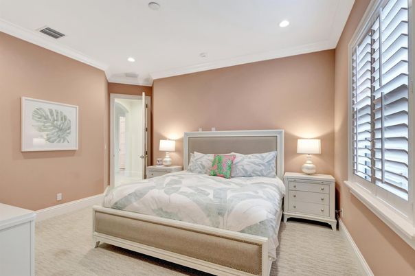Bedroom, Interior, Recessed Lighting