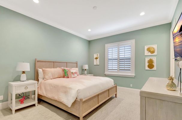 Bedroom, Interior, Recessed Lighting