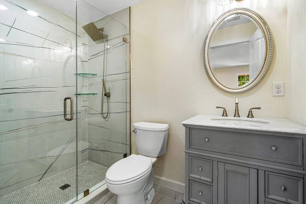 Bathroom, Glass Shower, Interior