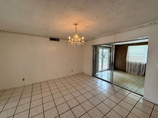Chandelier, Empty room, Interior