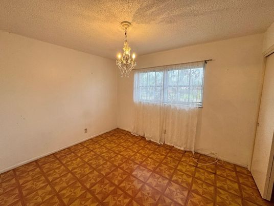 Chandelier, Empty room, Interior