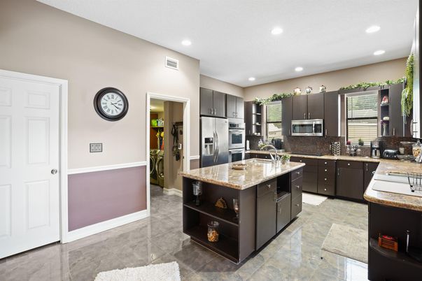 Interior, Kitchen, Recessed Lighting, Stainless Steel Appliances