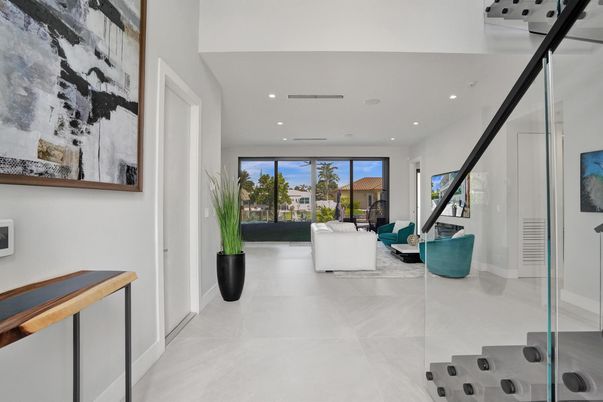 Interior, Living room, Recessed Lighting