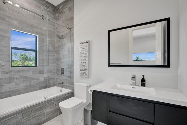 Bathroom, Glass Shower, Interior