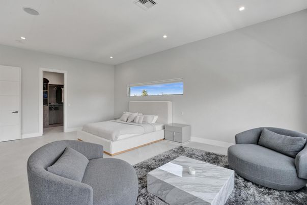 Bedroom, Interior, Recessed Lighting