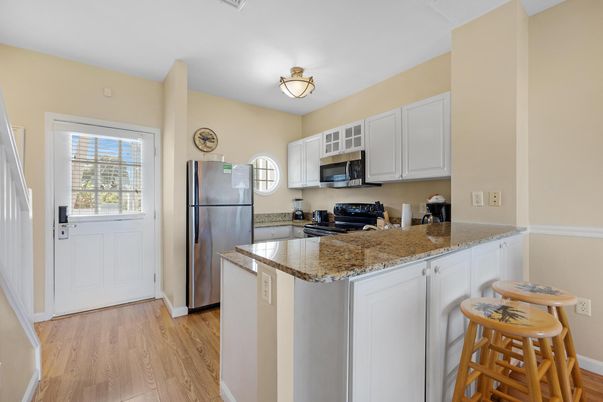 Interior, Kitchen, Wood Texture Flooring
