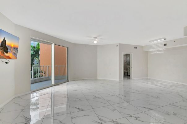 Chandelier, Empty room, Interior, Marble