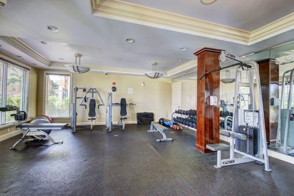 Fitness Equipment, Gym, Interior, Recessed Lighting