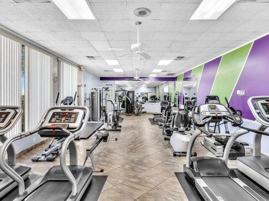 Fitness Equipment, Gym, Interior, Recessed Lighting