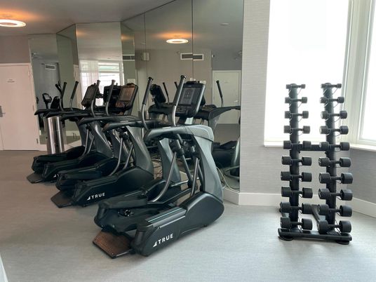 Fitness Equipment, Gym, Interior, Recessed Lighting