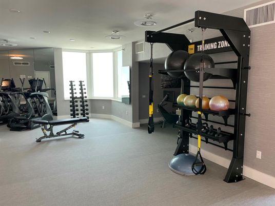 Fitness Equipment, Interior, Recessed Lighting