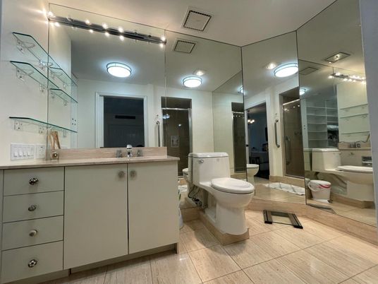 Bathroom, Glass Shower, Interior