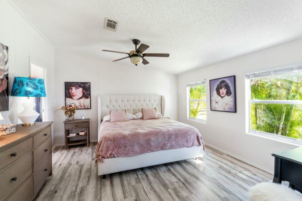 Bedroom, Interior, Wood Texture Flooring