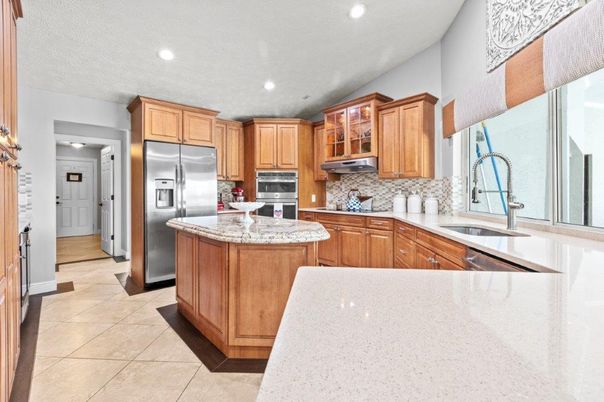 Interior, Kitchen, Recessed Lighting, Stainless Steel Appliances