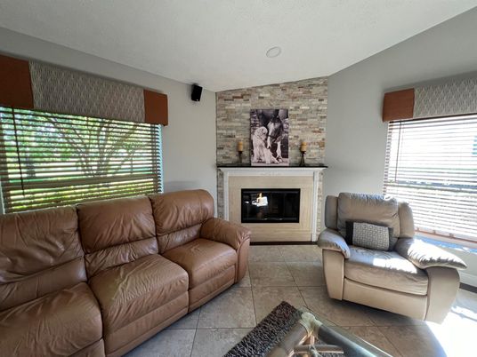 Fireplace, Interior, Living room, Stone Walls
