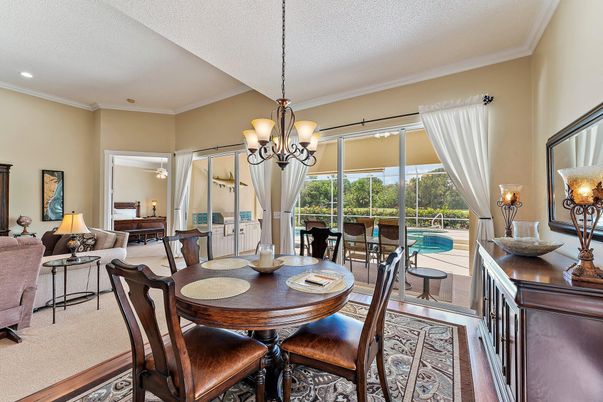 Chandelier, Dining room, Interior, Recessed Lighting