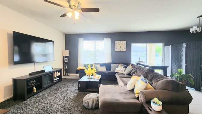 Interior, Living room, Pendant Lights