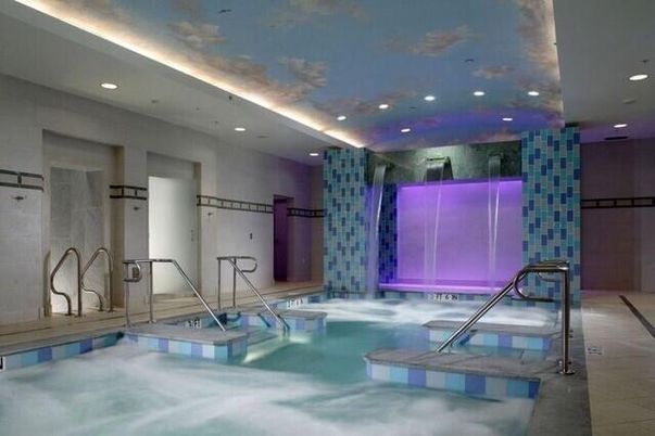 Interior, Pool, Recessed Lighting