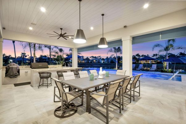 Exterior, Pendant Lights, Pool
