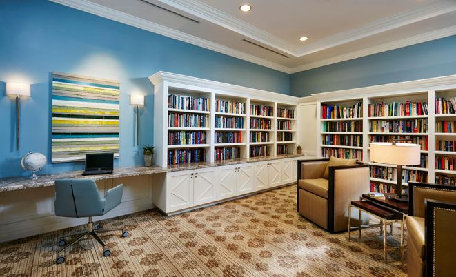 Home Office, Interior, Recessed Lighting