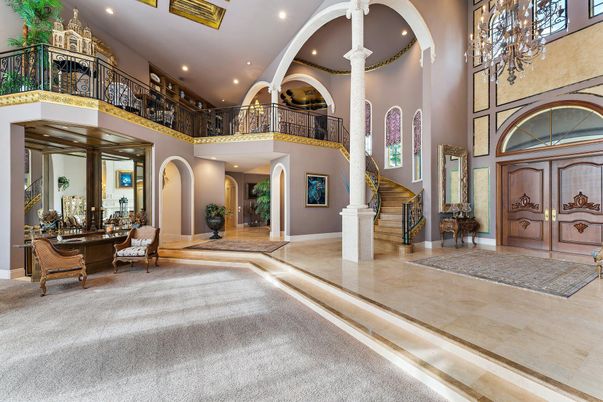 Chandelier, Interior, Recessed Lighting