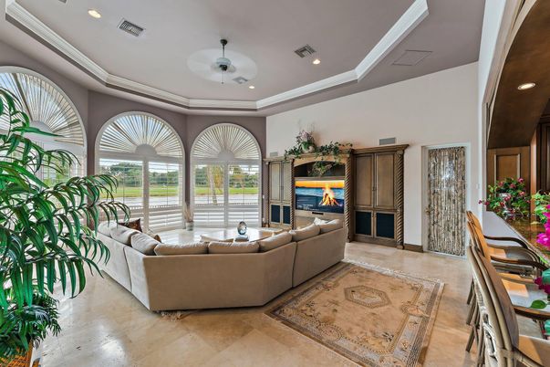 Interior, Living room, Recessed Lighting