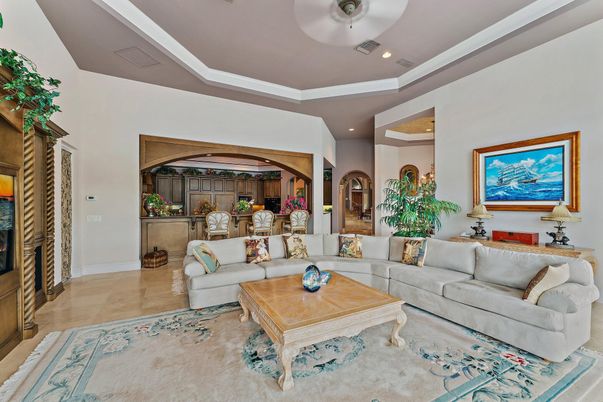 Interior, Living room, Recessed Lighting