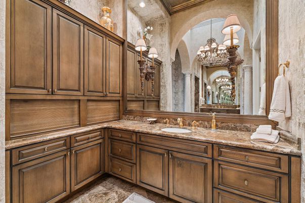 Bathroom, Chandelier, Dual Sink Vanities, Interior