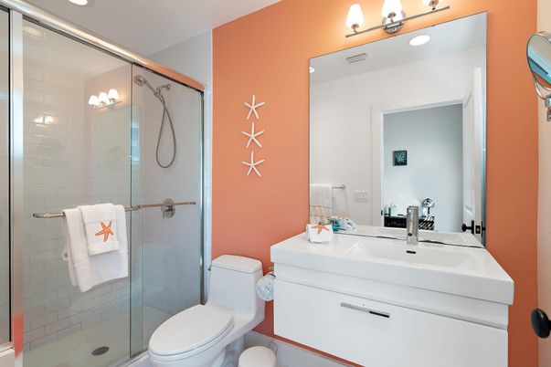Bathroom, Glass Shower, Interior