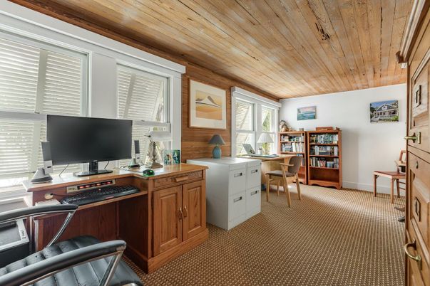 Home Office, Interior, Wooden Ceilings