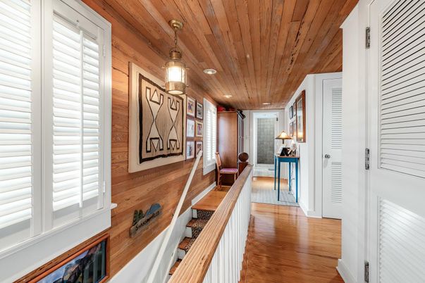 Interior, Pendant Lights, Recessed Lighting, Wooden Ceilings, Wood Texture Flooring, Wooden Walls